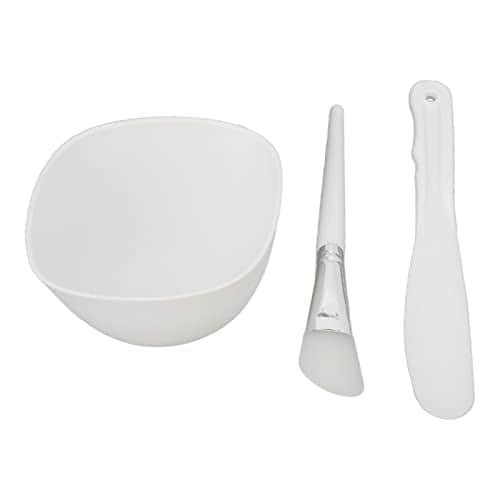 Bol à masque en silicone avec une spatule et un pinceau à masque