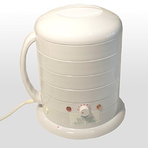 Chauffe-cire professionnel Deo 1000cc Digital blanc laqué, écran numérique et boutons en façade, couvercle fermé