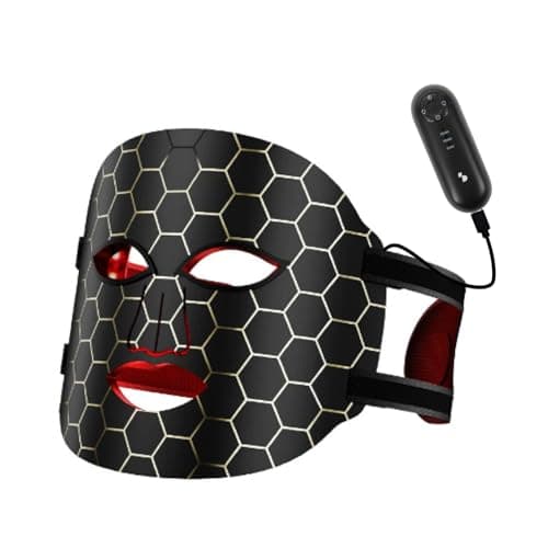 Masque LED souple BEPER P302VIS100 en silicone blanc, avec sa commande détachable
