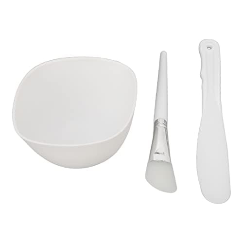 Bol à masque en silicone avec une spatule et un pinceau à masque